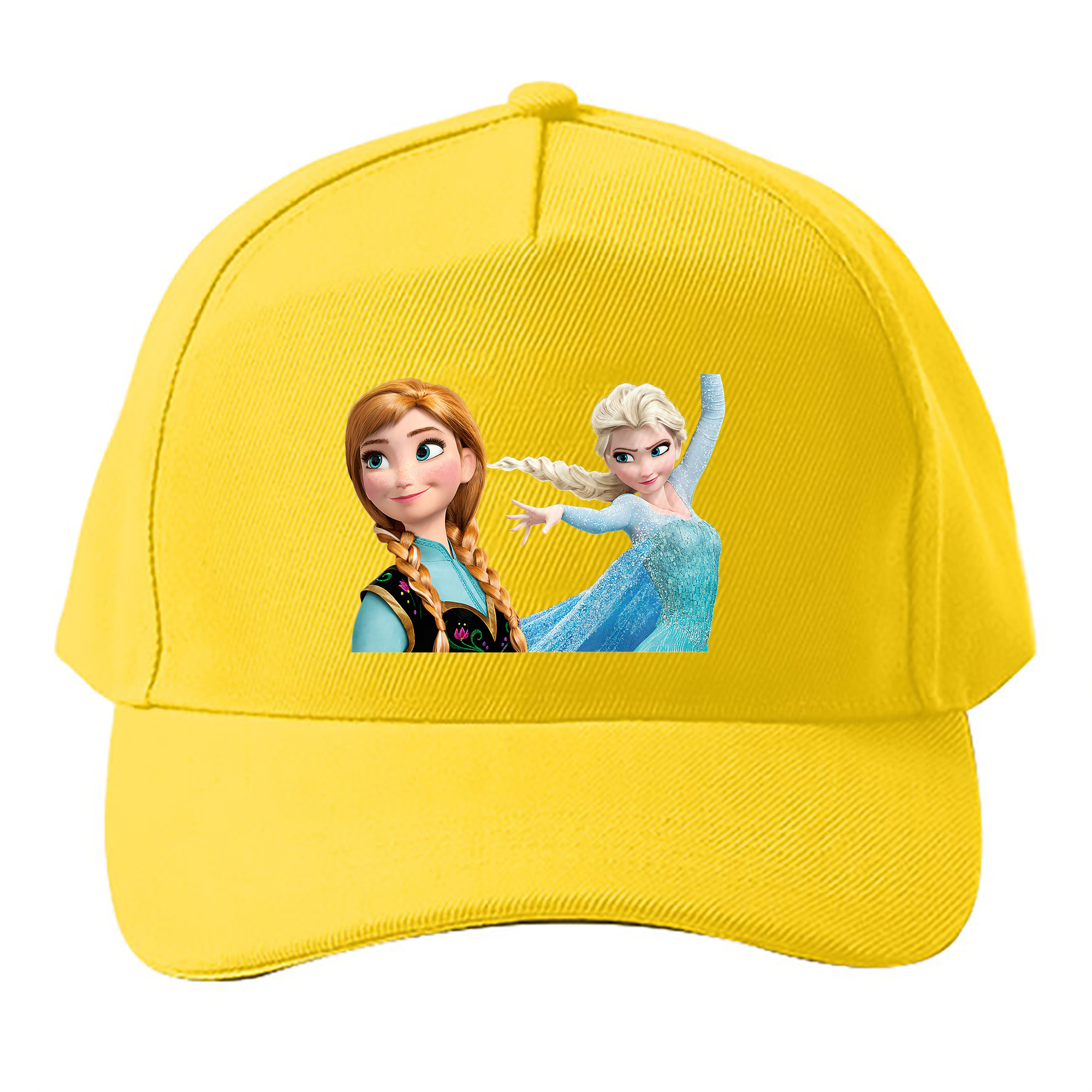 （画像用） アナと雪の女王 アンナ エルサ Frozen Anna Elsa ベースボールキャップ 綿100％ 男女兼用 帽子 スポーツ